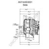 PRESTOLITE ELECTRIC AVI144S3001 Alternator